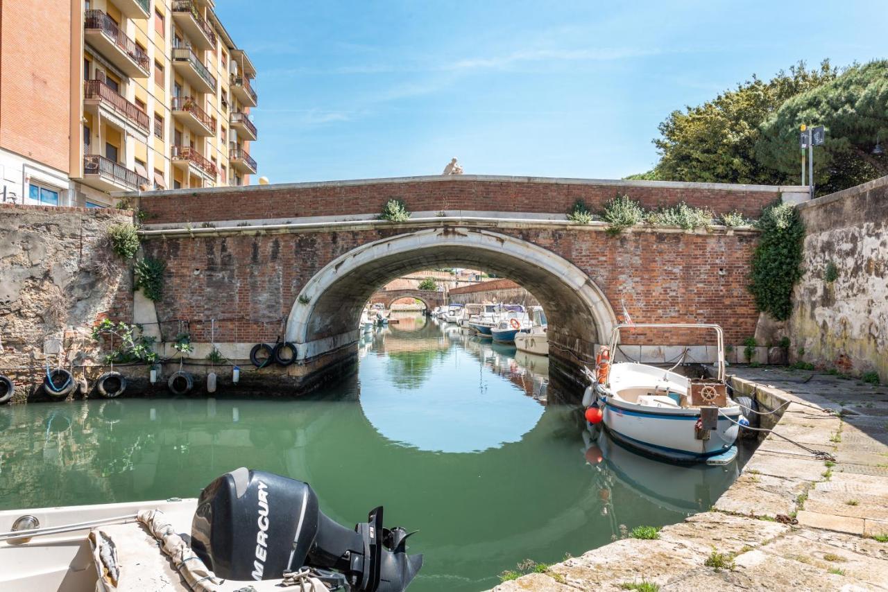 Piccola Venezia Canal View Charming Flat Livorno Kültér fotó